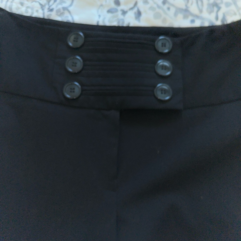 Sailor style Black Boot Cut flare Pants